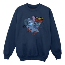 Disney - Sweat EASILY DISTRACTED - Fille (Bleu marine)