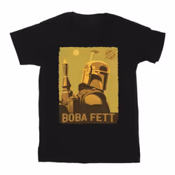 Star Wars - T-shirt THE BOOK OF BOBA FETT PLANETARY STARE - Homme (Noir)