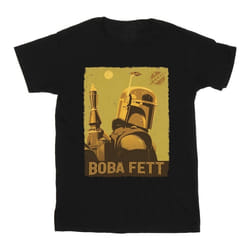 Star Wars - T-shirt THE BOOK OF BOBA FETT PLANETARY STARE - Homme (Noir)