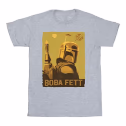 Star Wars - T-shirt THE BOOK OF BOBA FETT PLANETARY STARE - Homme (Gris chiné)