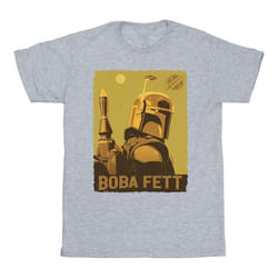 Star Wars - T-shirt THE BOOK OF BOBA FETT PLANETARY STARE - Homme (Gris chiné)