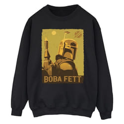 Star Wars - Sweat THE BOOK OF BOBA FETT PLANETARY STARE - Homme (Noir)