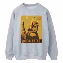 Star Wars - Sweat THE BOOK OF BOBA FETT PLANETARY STARE - Homme (Gris chiné)