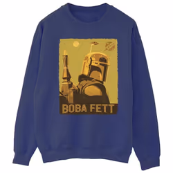 Star Wars - Sweat THE BOOK OF BOBA FETT PLANETARY STARE - Homme (Bleu marine)