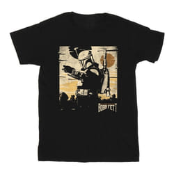 Star Wars - T-shirt THE BOOK OF BOBA FETT POINTS - Homme (Noir)