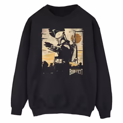 Star Wars - Sweat THE BOOK OF BOBA FETT POINTS - Homme (Noir)