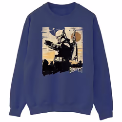 Star Wars - Sweat THE BOOK OF BOBA FETT POINTS - Homme (Bleu marine)