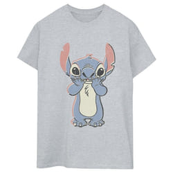 Disney - T-shirt - Femme (Gris chiné)
