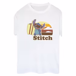 Disney - T-shirt - Femme (Blanc)