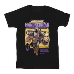 Star Wars - T-shirt THE MANDALORIAN MORE THAN SIGNED UP FOR - Homme (Noir)