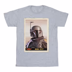 Star Wars - T-shirt THE MANDALORIAN - Garçon (Gris chiné)
