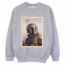 Star Wars - Sweat THE MANDALORIAN - Garçon (Gris chiné)