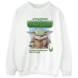 Star Wars - Sweat THE MANDALORIAN THE FORCE IS STRONG - Homme (Blanc)