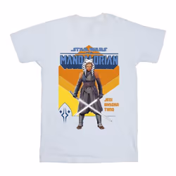 Star Wars - T-shirt THE MANDALORIAN JEDI - Homme (Blanc)