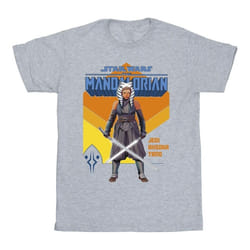 Star Wars - T-shirt THE MANDALORIAN JEDI - Homme (Gris chiné)