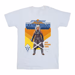 Star Wars - T-shirt THE MANDALORIAN JEDI - Fille (Blanc)