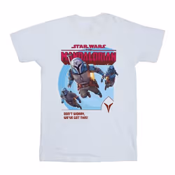 Star Wars - T-shirt THE MANDALORIAN WE'VE GOT THIS - Homme (Blanc)