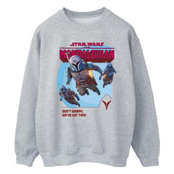 Star Wars - Sweat THE MANDALORIAN WE'VE GOT THIS - Homme (Gris chiné)