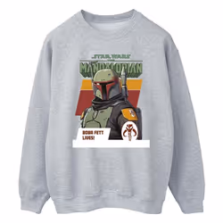 Star Wars - Sweat THE MANDALORIAN LIVES - Homme (Gris chiné)