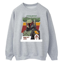 Star Wars - Sweat THE MANDALORIAN LIVES - Homme (Gris chiné)