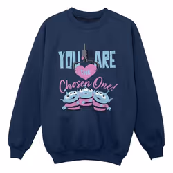 Disney - Sweat TOY STORY YOU ARE THE CHOSEN ONE - Garçon (Bleu marine)