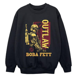 Star Wars - Sweat THE BOOK OF BOBA FETT - Garçon (Noir)