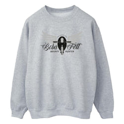 Star Wars - Sweat THE BOOK OF BOBA FETT LEGEND LIVES - Homme (Gris chiné)