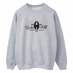 Star Wars - Sweat THE BOOK OF BOBA FETT LEGEND LIVES - Homme (Gris chiné)