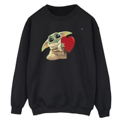 Star Wars - Sweat THE MANDALORIAN THE KIDS WITH HEART - Homme (Noir)