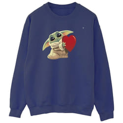 Star Wars - Sweat THE MANDALORIAN THE KIDS WITH HEART - Homme (Bleu marine)