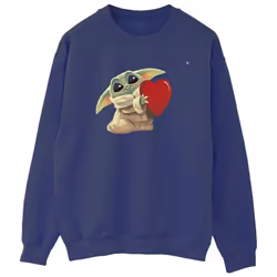 Star Wars - Sweat THE MANDALORIAN THE KIDS WITH HEART - Homme (Bleu marine)