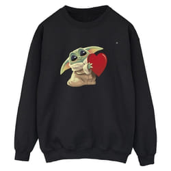 Star Wars - Sweat THE MANDALORIAN THE KIDS WITH HEART - Femme (Noir)