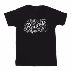 Star Wars - T-shirt THE BOOK OF BOBA FETT BOUNTY HUNTER - Homme (Noir)