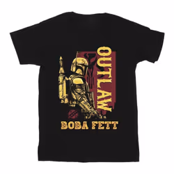 Star Wars - T-shirt THE BOOK OF BOBA FETT - Homme (Noir)