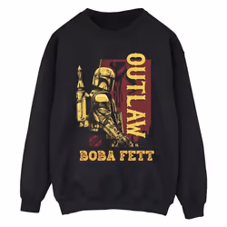 Star Wars - Sweat THE BOOK OF BOBA FETT - Homme (Noir)