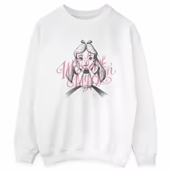Disney - Sweat ALICE IN WONDERLAND IN A WORLD OF MY OWN - Femme (Blanc)
