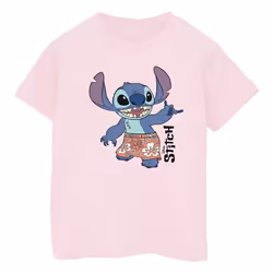 Disney - T-shirt BERMUDA SHORTS - Garçon (Rose clair)