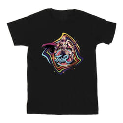 Marvel - T-shirt LOVE AND THUNDER - Homme (Noir)