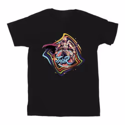 Marvel - T-shirt LOVE AND THUNDER - Homme (Noir)