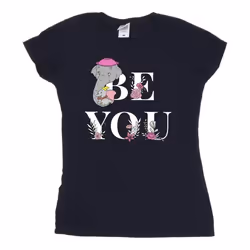Disney - T-shirt BE YOU - Femme (Bleu marine)