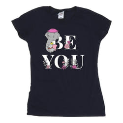 Disney - T-shirt BE YOU - Femme (Bleu marine)