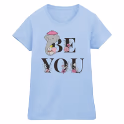 Disney - T-shirt BE YOU - Femme (Bleu clair)