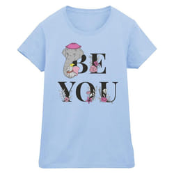 Disney - T-shirt BE YOU - Femme (Bleu clair)