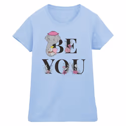Disney - T-shirt BE YOU - Femme (Bleu clair)
