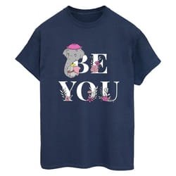Disney - T-shirt BE YOU - Femme (Bleu marine)