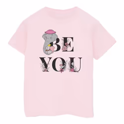 Disney - T-shirt BE YOU - Fille (Rose clair)
