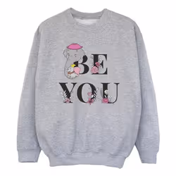 Disney - Sweat BE YOU - Fille (Gris chiné)