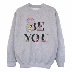 Disney - Sweat BE YOU - Fille (Gris chiné)