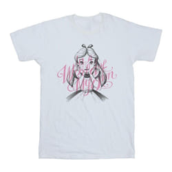 Disney - T-shirt ALICE IN WONDERLAND IN A WORLD OF MY OWN - Homme (Blanc)