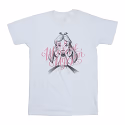 Disney - T-shirt ALICE IN WONDERLAND IN A WORLD OF MY OWN - Homme (Blanc)